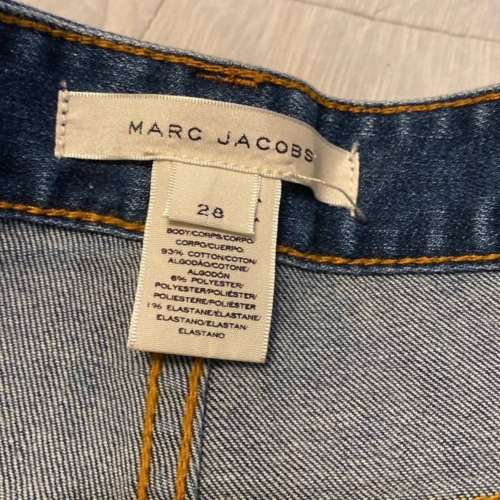 Marc Jacobs High Rise Flare Jeans Bright Blue size 28 - Picture 12 of 14